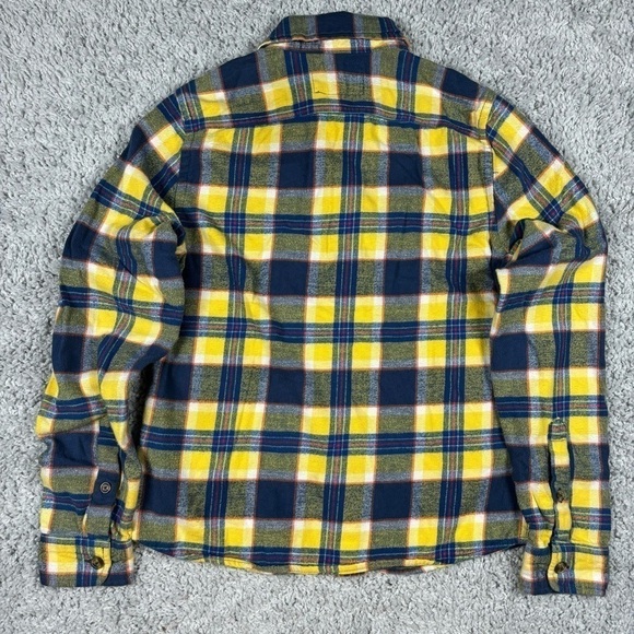 Abercrombie Kids Shirt Boys Extra Large Plaid Flannel Muscle Preppy School Fall - Picture 4 of 4